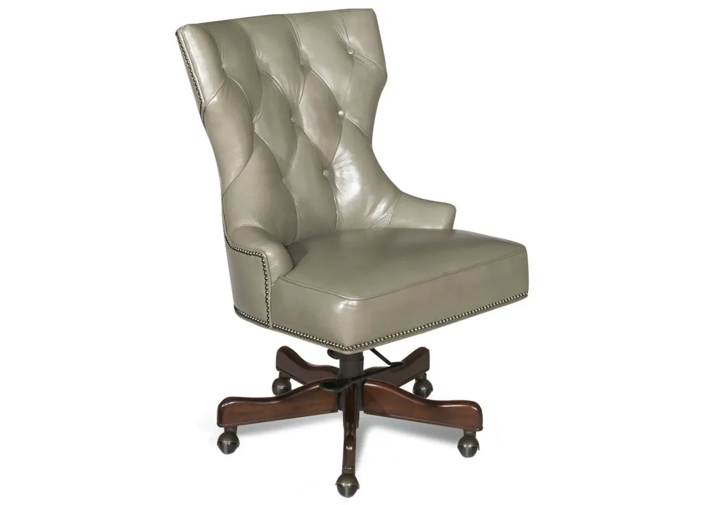 Hooker Furniture Corp. Primm Executive Swivel Tilt Chair in Grey by Hooker Furniture